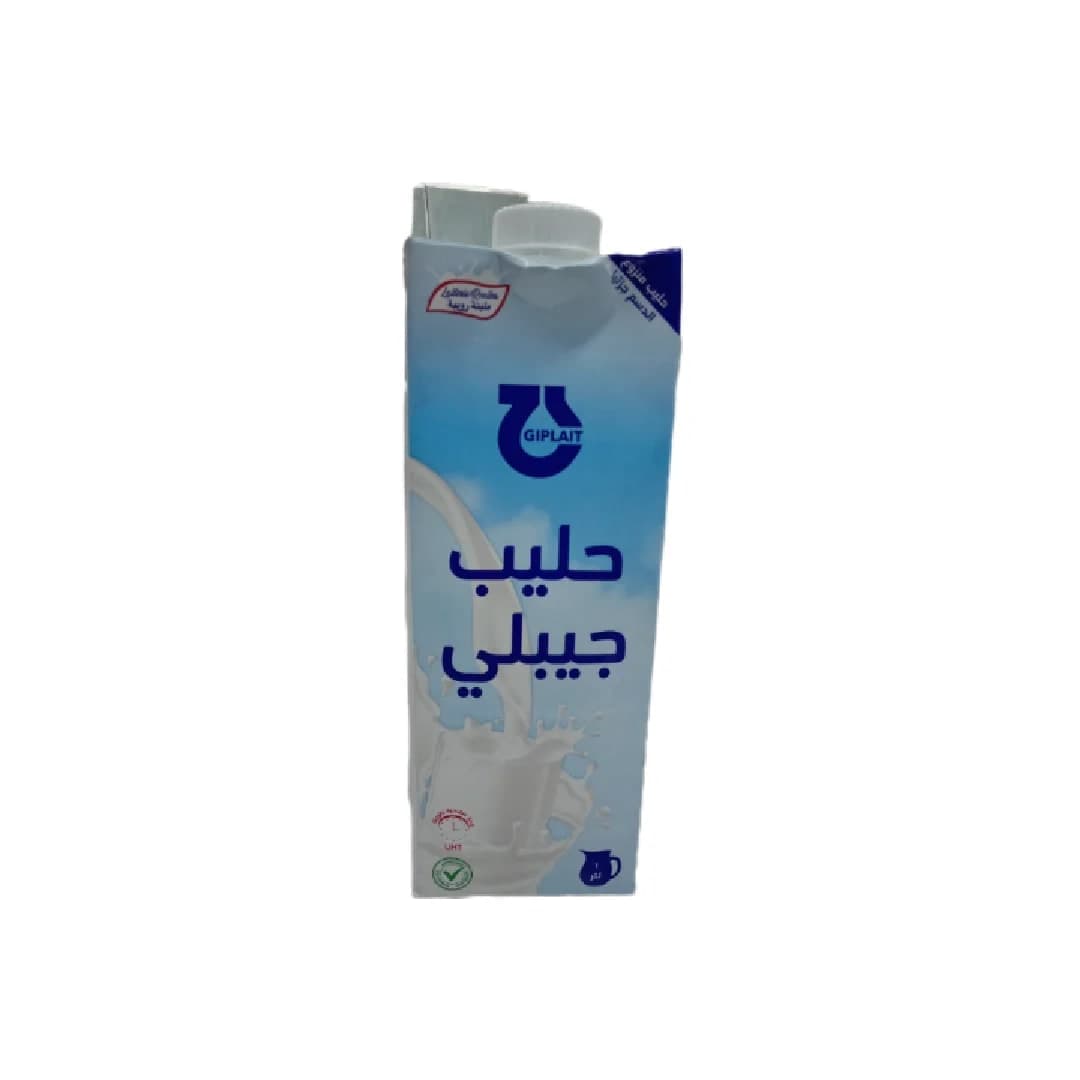 حليب معلب منزوع الدسم جزئيا معالج بالحرارة العالية UHT